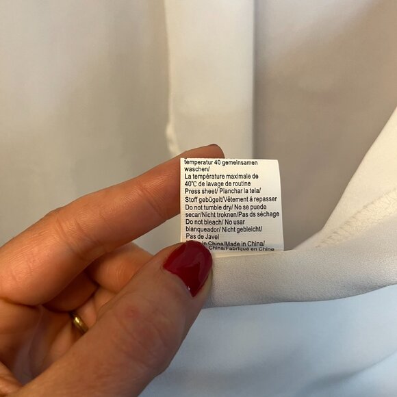 White Open Front Sheer Cardigan - L - Picture 4 of 8